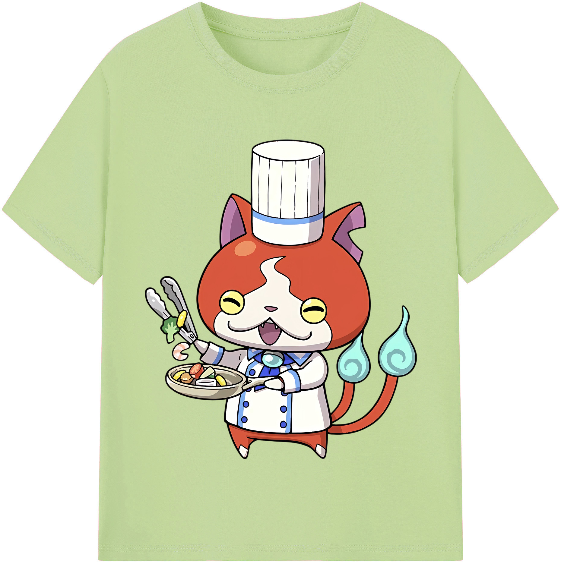 （画像用） 妖怪ウォッチ Yo-kai Watch 綿100％半袖Tシャツ（フロントプリント）